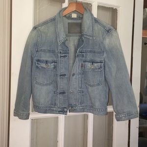 Levi’s Cropped Jean Jacket